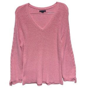 American Eagle Wool Super Oversized Thick Rib knitted Long Tunic Sweater